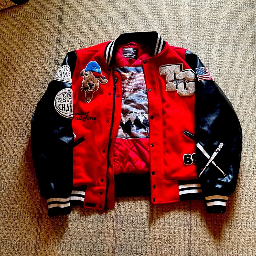 Topgun “Goat” bomber jacket size 2x
